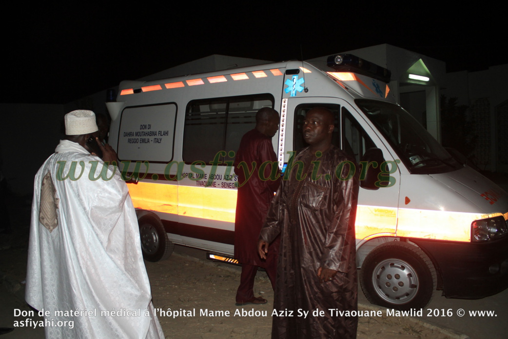 PHOTOS - GAMOU 2016 - Les images de la Cérémonie de remise de Don de matériel médical à l’hôpital El Hadj Abdoul Aziz Sy Dabakh de Tivaouane