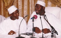 Sergne Moustapha Sy Abdou en Compagnie de Imam Khalifa Babacar Ndiaye President du Dahira