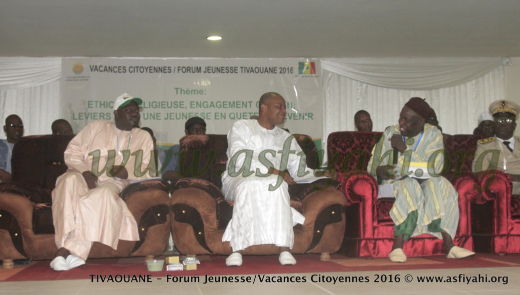 PHOTOS - 17 AOÛT 2016 À TIVAOUANE - Les Images du Forum TIVAOUANE - Forum Jeunesse/Vacances Citoyennes 2016, présidé par le Ministre Mame Mbaye Niang PHOTOS - 17 AOÛT 2016 À TIVAOUANE - Les Images du Forum TIVAOUANE - Forum Jeunesse/Vacances Citoyennes 2016, présidé par le Ministre Mame Mbaye Niang