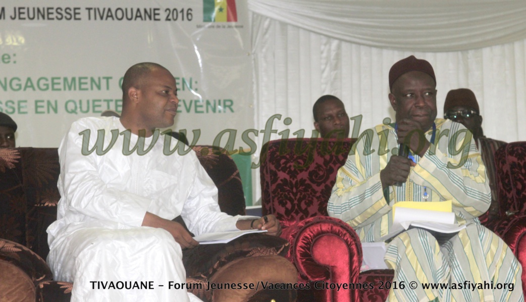 PHOTOS - 17 AOÛT 2016 À TIVAOUANE - Les Images du Forum TIVAOUANE - Forum Jeunesse/Vacances Citoyennes 2016, présidé par le Ministre Mame Mbaye Niang PHOTOS - 17 AOÛT 2016 À TIVAOUANE - Les Images du Forum TIVAOUANE - Forum Jeunesse/Vacances Citoyennes 2016, présidé par le Ministre Mame Mbaye Niang