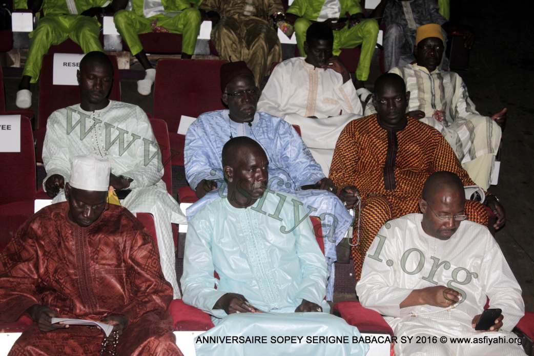 PHOTOS - 15 OCTOBRE 2016 AU CICES - Les Images de l'anniversaire de l'association Sopey Serigne Babacar Sy, présidé par Serigne Sidy Ahmed Sy Al Amine et Serigne Issa Touré