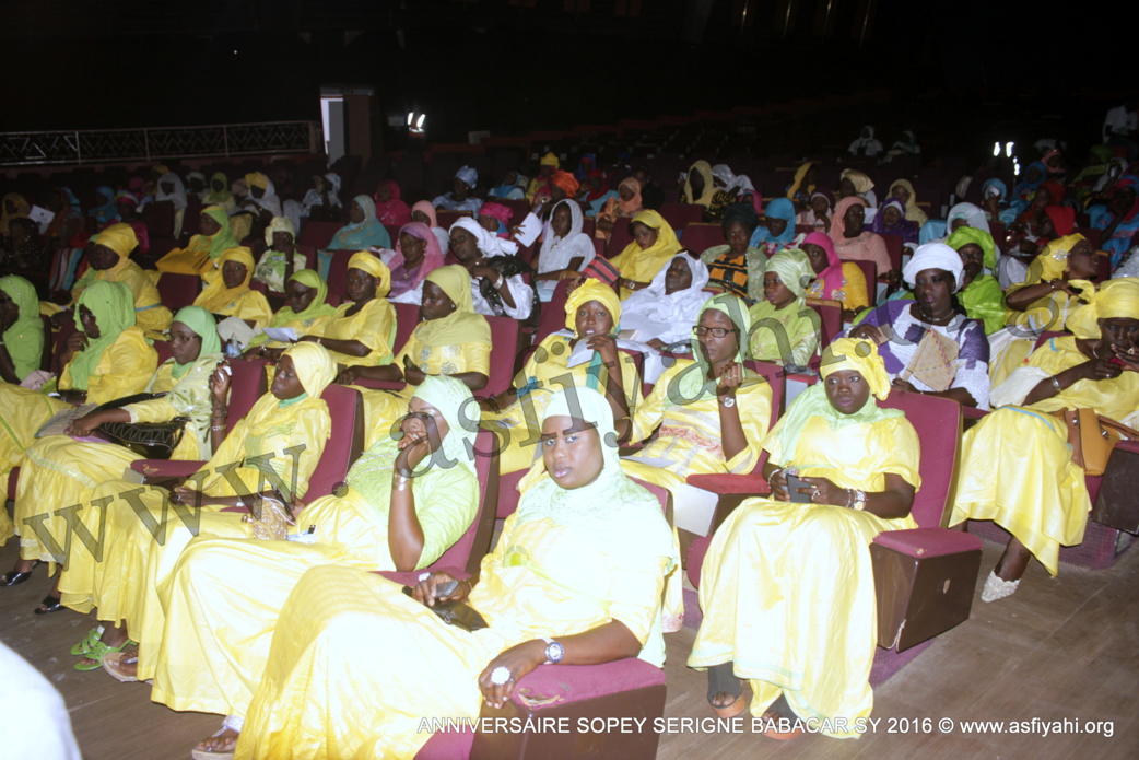 PHOTOS - 15 OCTOBRE 2016 AU CICES - Les Images de l'anniversaire de l'association Sopey Serigne Babacar Sy, présidé par Serigne Sidy Ahmed Sy Al Amine et Serigne Issa Touré