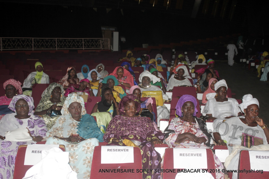PHOTOS - 15 OCTOBRE 2016 AU CICES - Les Images de l'anniversaire de l'association Sopey Serigne Babacar Sy, présidé par Serigne Sidy Ahmed Sy Al Amine et Serigne Issa Touré