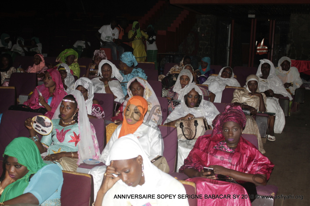 PHOTOS - 15 OCTOBRE 2016 AU CICES - Les Images de l'anniversaire de l'association Sopey Serigne Babacar Sy, présidé par Serigne Sidy Ahmed Sy Al Amine et Serigne Issa Touré