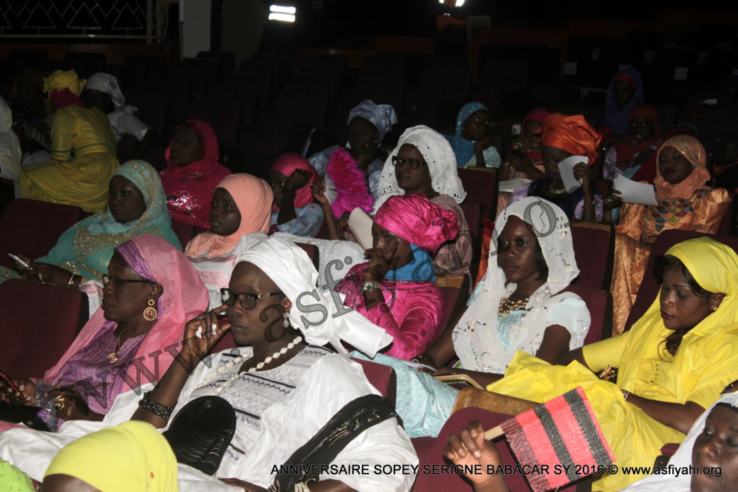 PHOTOS - 15 OCTOBRE 2016 AU CICES - Les Images de l'anniversaire de l'association Sopey Serigne Babacar Sy, présidé par Serigne Sidy Ahmed Sy Al Amine et Serigne Issa Touré