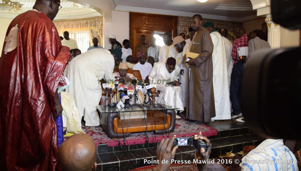 PHOTOS - GAMOU TIVAOUANE 2016 - Les Images de la Conférence de Presse de Serigne Abdoul Aziz Sy Al Amine