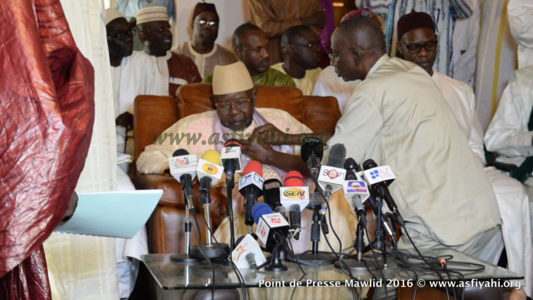 PHOTOS - GAMOU TIVAOUANE 2016 - Les Images de la Conférence de Presse de Serigne Abdoul Aziz Sy Al Amine