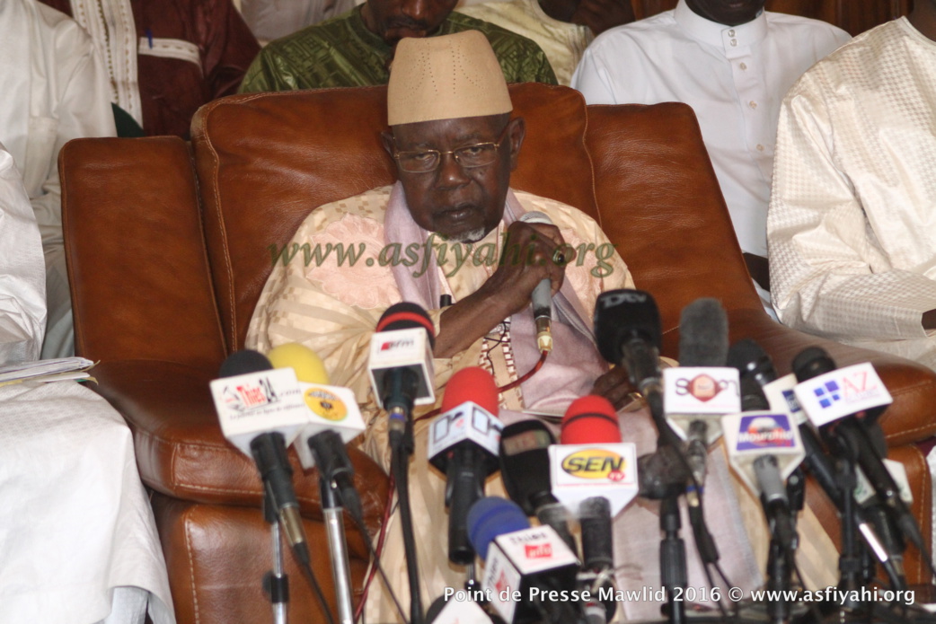 PHOTOS - GAMOU TIVAOUANE 2016 - Les Images de la Conférence de Presse de Serigne Abdoul Aziz Sy Al Amine