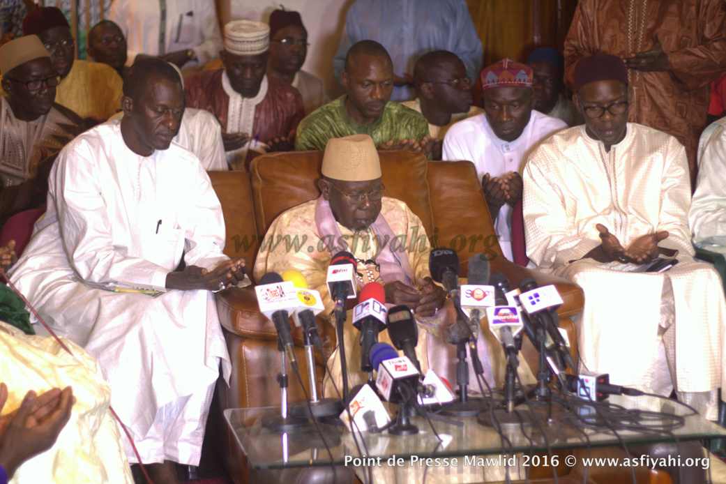 PHOTOS - GAMOU TIVAOUANE 2016 - Les Images de la Conférence de Presse de Serigne Abdoul Aziz Sy Al Amine