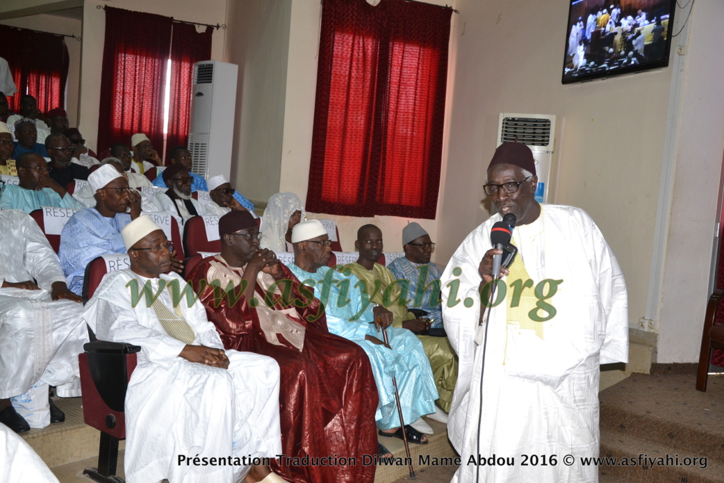 PHOTOS - les Images de la Ceremonie de Presentation du Diiwaan d'El Hadj Abdoul Aziz SY Dabakh (rta), traduit en français par le Pr Rawane Mbaye