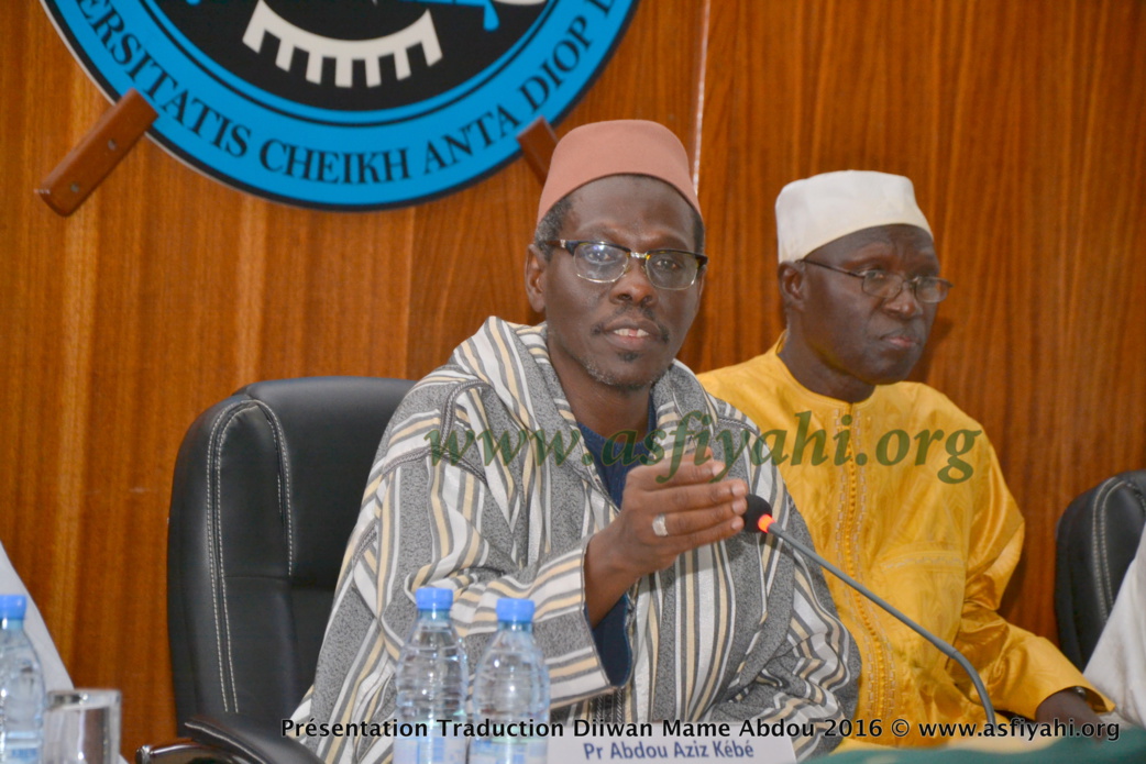 PHOTOS - les Images de la Ceremonie de Presentation du Diiwaan d'El Hadj Abdoul Aziz SY Dabakh (rta), traduit en français par le Pr Rawane Mbaye