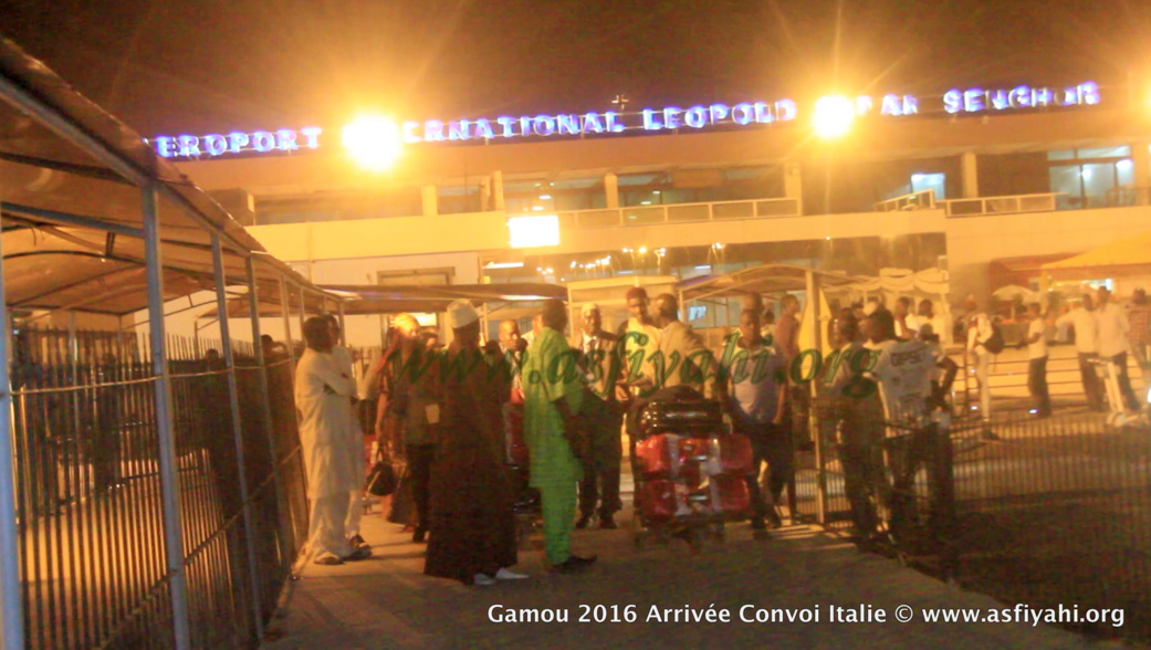 PHOTOS - GAMOU TIVAOUANE 2016 - Les Images de l'arrivée du Vol Spécial Gamou en provenance de l'Italie 