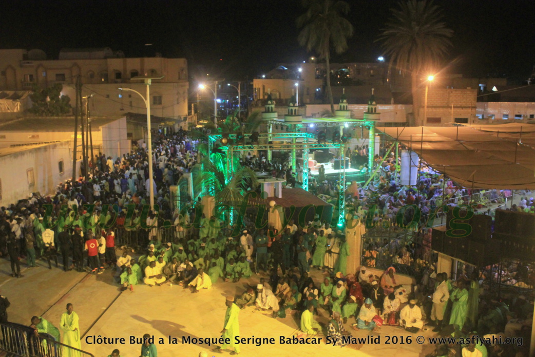 PHOTOS - Les images de la Clôture du Burd 2016 à la Mosquée Serigne Babacar SY (rta)