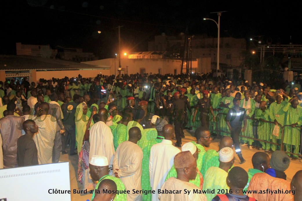 PHOTOS - Les images de la Clôture du Burd 2016 à la Mosquée Serigne Babacar SY (rta)