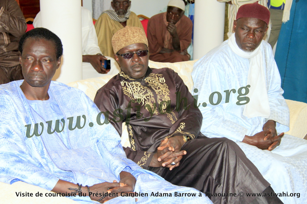 PHOTOS - Les Images de la Réception du President Gambien Adama Barrow à Tivaouane, ce Vendredi 3 Mars 2017