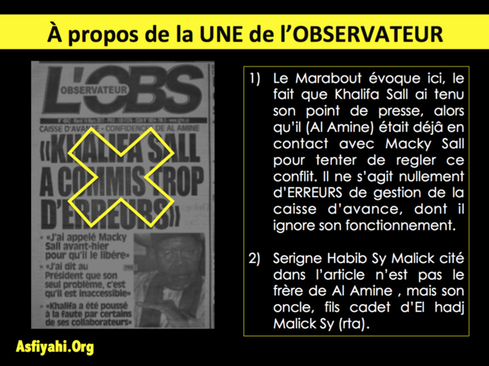 "Tivaouane n'est en colère ni contre Khalifa ni contre Macky"