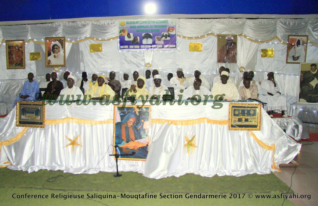 PHOTOS - 1ER AVRIL 2017 - Les Images de la Conférence Saliquina Mouqtafine, Section Gendarmerie, présidée par Serigne Moustapha Sy Abdou