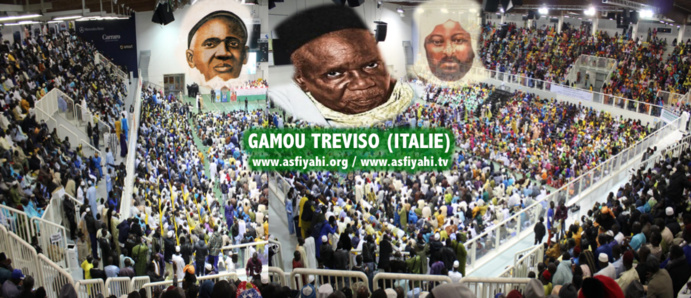 ITALIE - Le Gamou de Treviso 2019 en hommage à Serigne Babacar Sy (rta), célébré le Samedi 20 Avril au Stadium Zoppas Arena