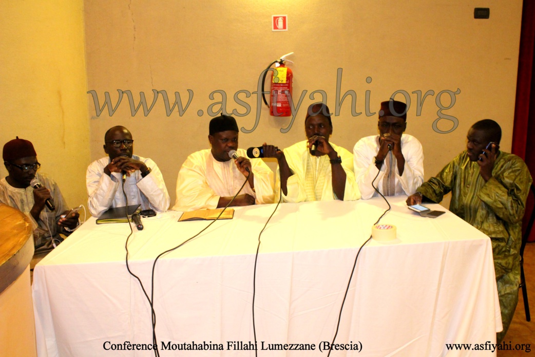 PHOTOS - BRESCIA - les Images de la Conférence du Dahiratoul Moutahabina Fillahi de Lumezzane, présidée par Serigne Moustapha SY Abdou