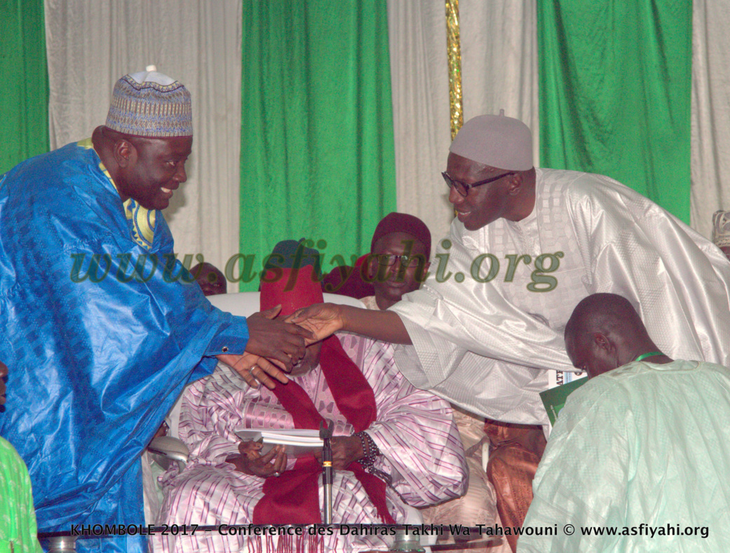 PHOTOS - KHOMBOLE 2017 - Les Images de la Conférence des Dahiras Takhi Wa Tahawouni présidée par le Khalif Général des Tidianes, Serigne Abdoul Aziz SY AL Amine 