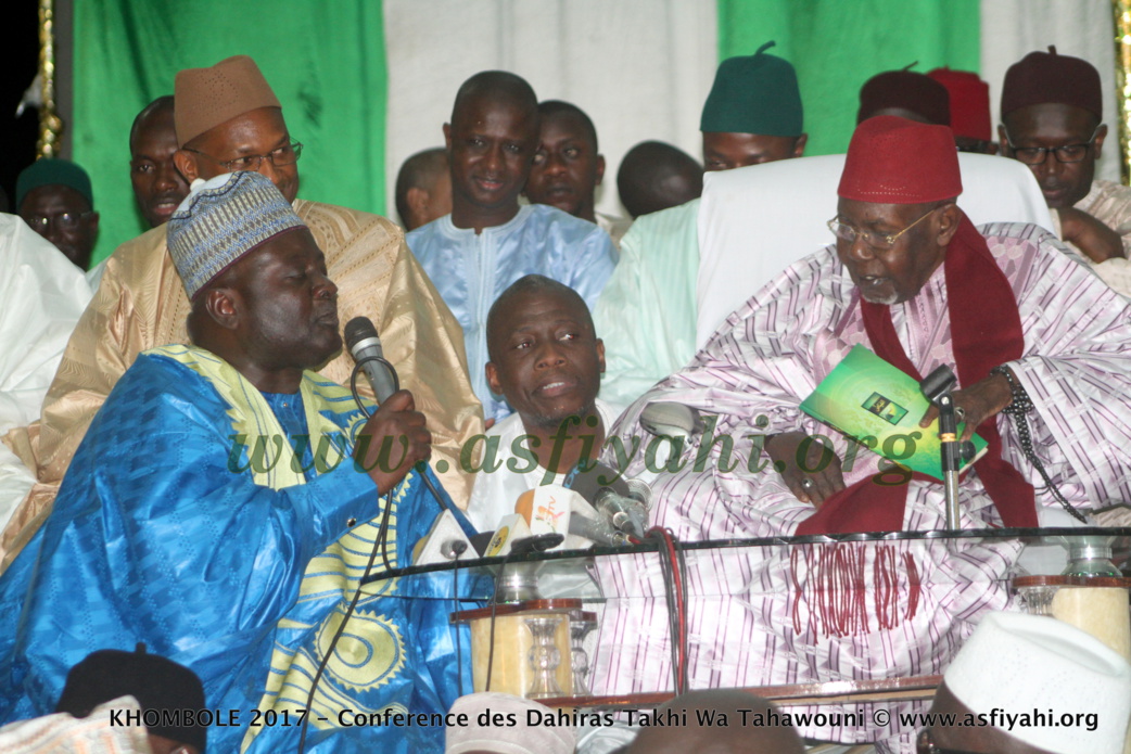 PHOTOS - KHOMBOLE 2017 - Les Images de la Conférence des Dahiras Takhi Wa Tahawouni présidée par le Khalif Général des Tidianes, Serigne Abdoul Aziz SY AL Amine 