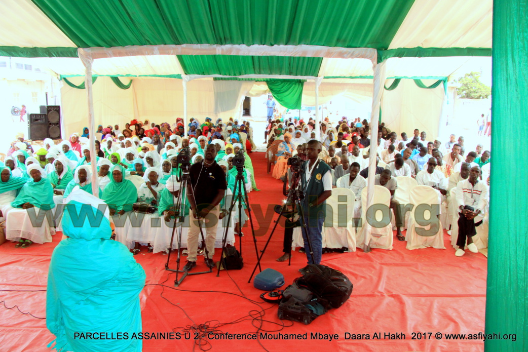 PHOTOS - 28 MAI 2017 AUX PARCELLES ASSAINIES U2 - Les images de la Conférence du Daara Al Haqq de Oustaz Mouhamed Mbaye