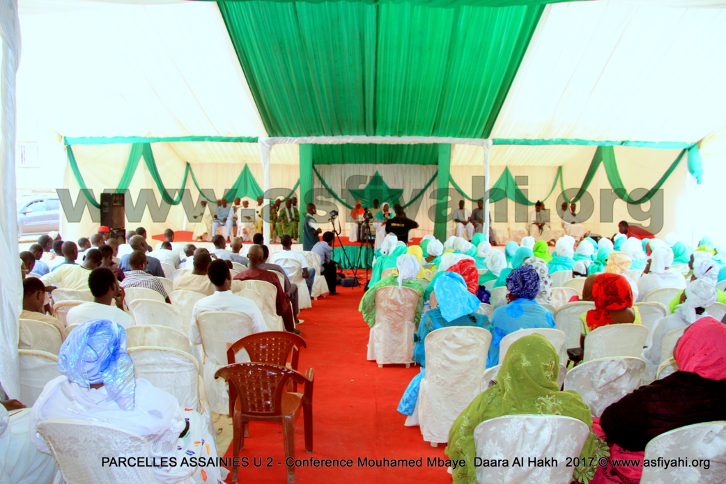 PHOTOS - 28 MAI 2017 AUX PARCELLES ASSAINIES U2 - Les images de la Conférence du Daara Al Haqq de Oustaz Mouhamed Mbaye