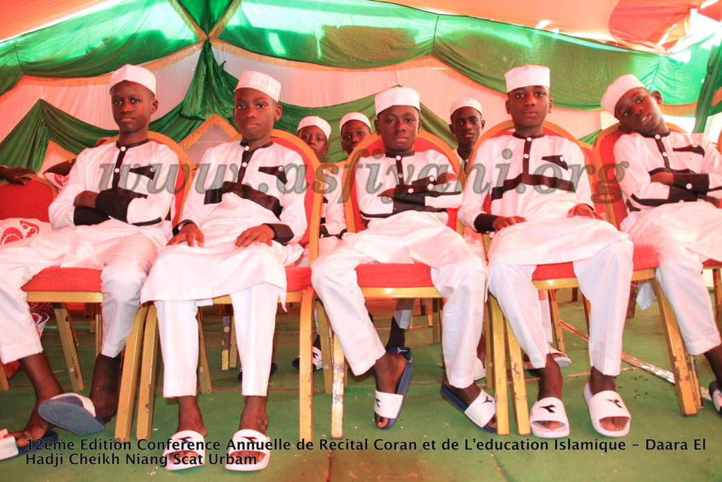 PHOTOS - Les Images de la Conférence annuelle de Récital du Saint Coran du Daara El Hadj Cheikh Niang de Scat urbam