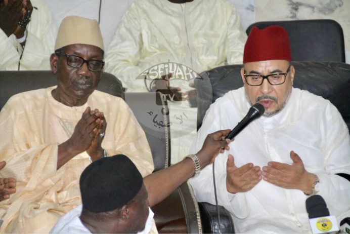 RAPPEL A DIEU D’AL AMINE : Le Khalife Mohamed El Kebir Tidjani du Maroc à Tivaouane RAPPEL A DIEU D’AL AMINE : Le Khalife Mohamed El Kebir Tidjani du Maroc à Tivaouane