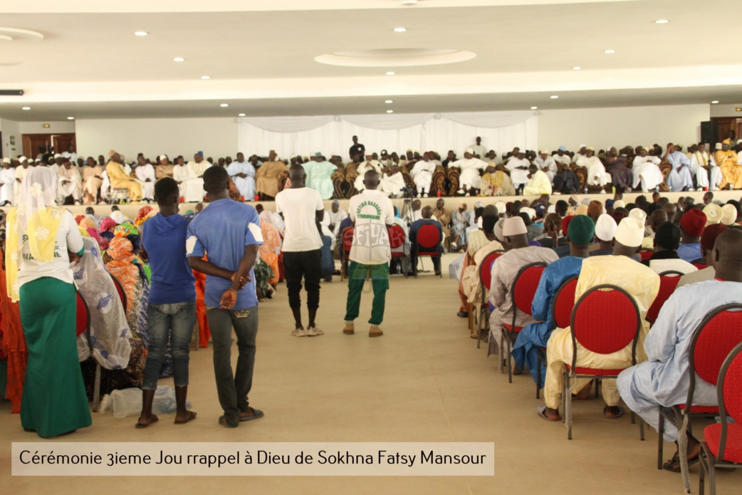 PHOTOS - Les images de la cérémonie du troisième jour du rappel à Dieu de Sokhna Fatsy Mansour