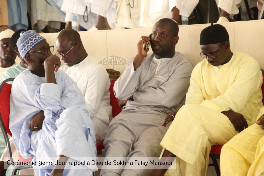 PHOTOS - Les images de la cérémonie du troisième jour du rappel à Dieu de Sokhna Fatsy Mansour