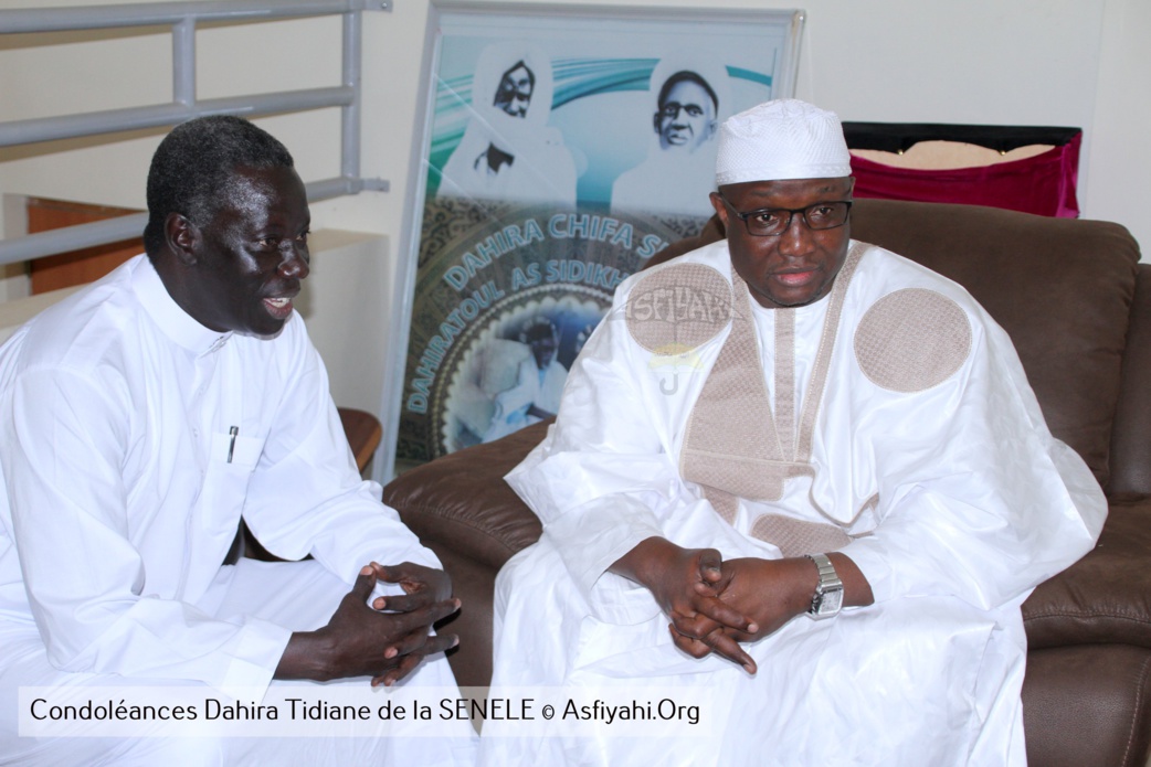 PHOTOS - Les Images de la presentation de Condoleances du Dahira Tidiane de la SENELEC, au Khalif General des Tidianes Serigne Mbaye Sy Mansour