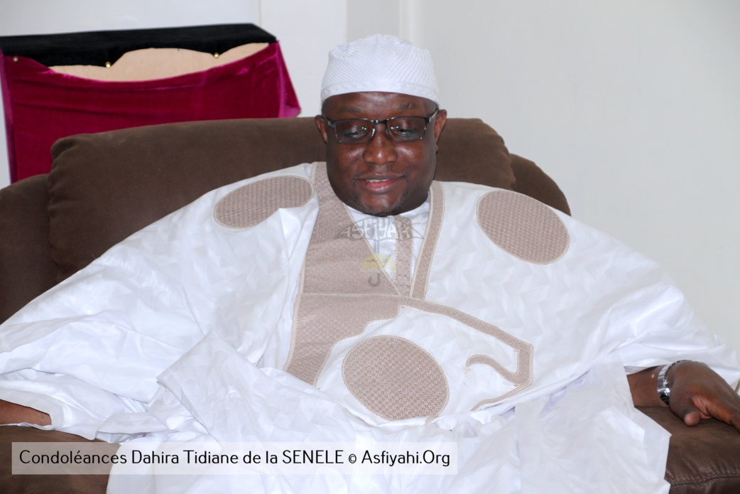 PHOTOS - Les Images de la presentation de Condoleances du Dahira Tidiane de la SENELEC, au Khalif General des Tidianes Serigne Mbaye Sy Mansour