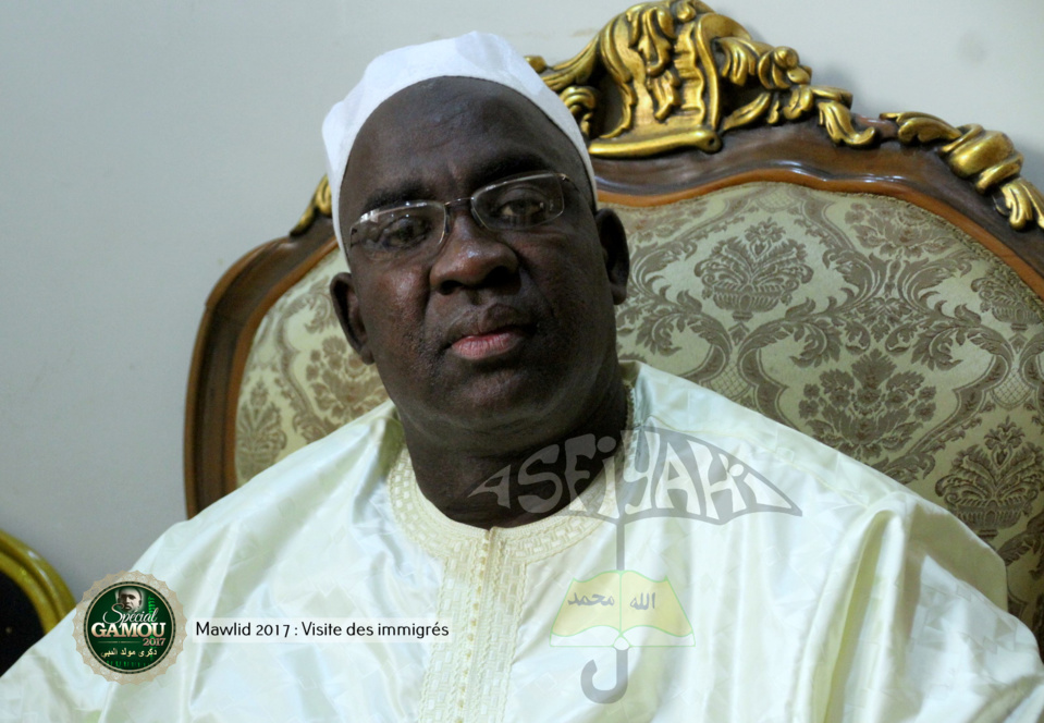 PHOTOS -  Gamou Tivaouane 2017 -La Federation des Tidianes d'Italie recue par le Khalif et son porte-parole