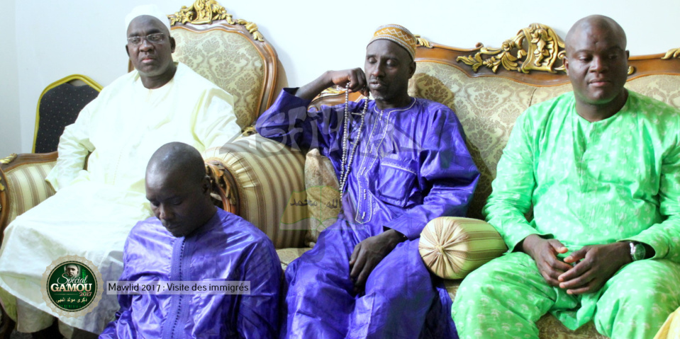 PHOTOS -  Gamou Tivaouane 2017 -La Federation des Tidianes d'Italie recue par le Khalif et son porte-parole