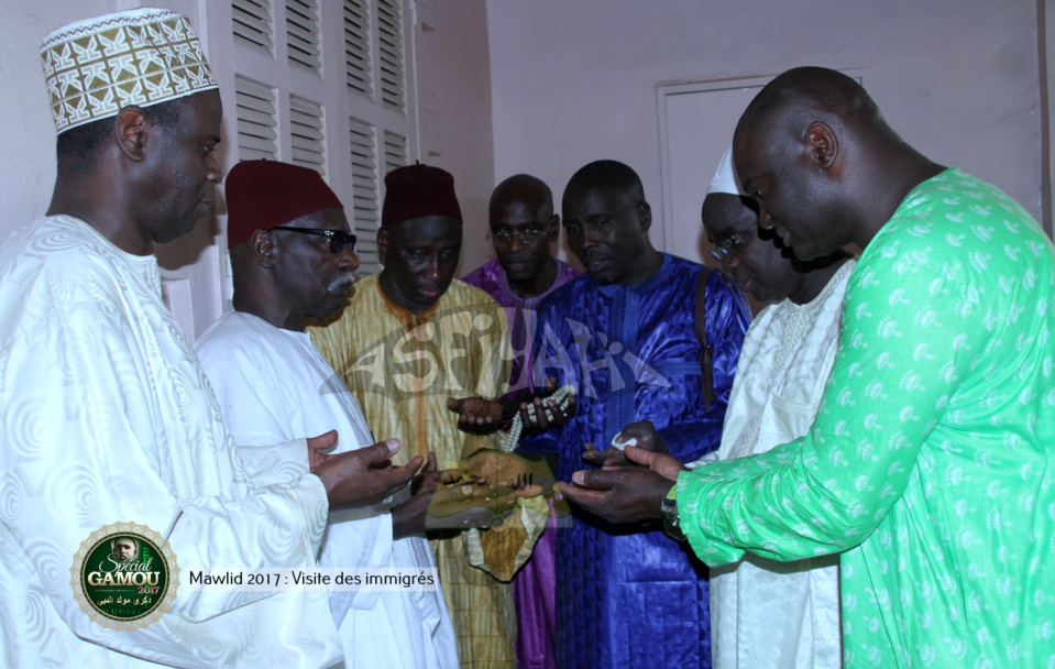 PHOTOS -  Gamou Tivaouane 2017 -La Federation des Tidianes d'Italie recue par le Khalif et son porte-parole
