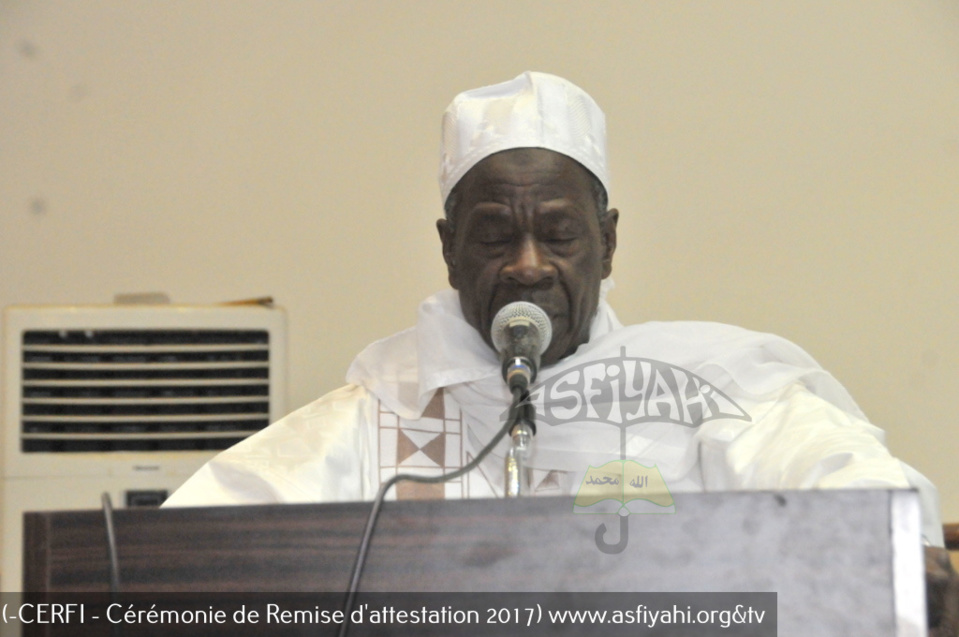 PHOTOS - Les Images de la cérémonie de remise officielle d’attestations aux participants aux séminaires de formation sur divers thèmes islamiques durant l’année académique 2017, organisée par le CERFI du Pr Rawane MBAYE