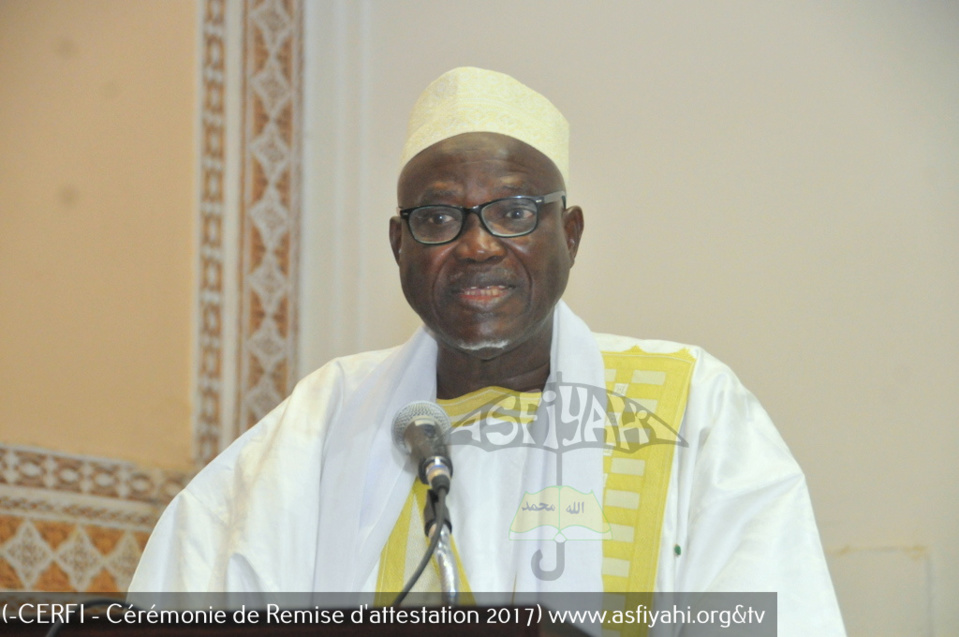 PHOTOS - Les Images de la cérémonie de remise officielle d’attestations aux participants aux séminaires de formation sur divers thèmes islamiques durant l’année académique 2017, organisée par le CERFI du Pr Rawane MBAYE