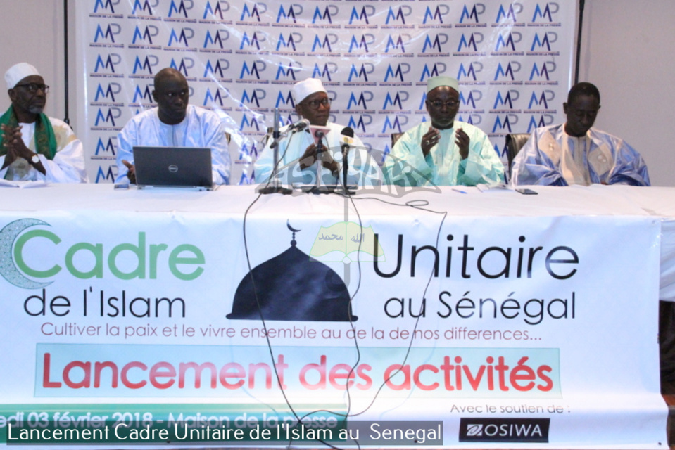 PHOTOS ET VIDEO - Lancement officiel des activités du Cadre Unitaire de l’Islam au Sénégal 