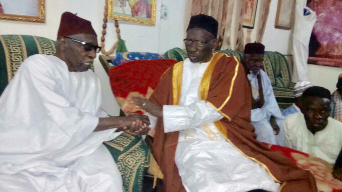 THIES - Visite de Serigne Mbaye Sy Mansour chez Serigne Mounirou Ndiéguene  