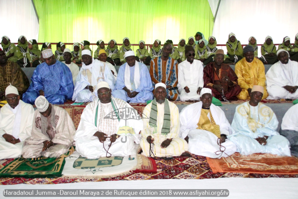 PHOTOS - RUFISQUE - Les images de la Hadratoul Djumah 2018 de l'institut Coranique Daaroul Maraya, sous l'égide du Khalif Cheikh Mouhamadoul Lamine Diop