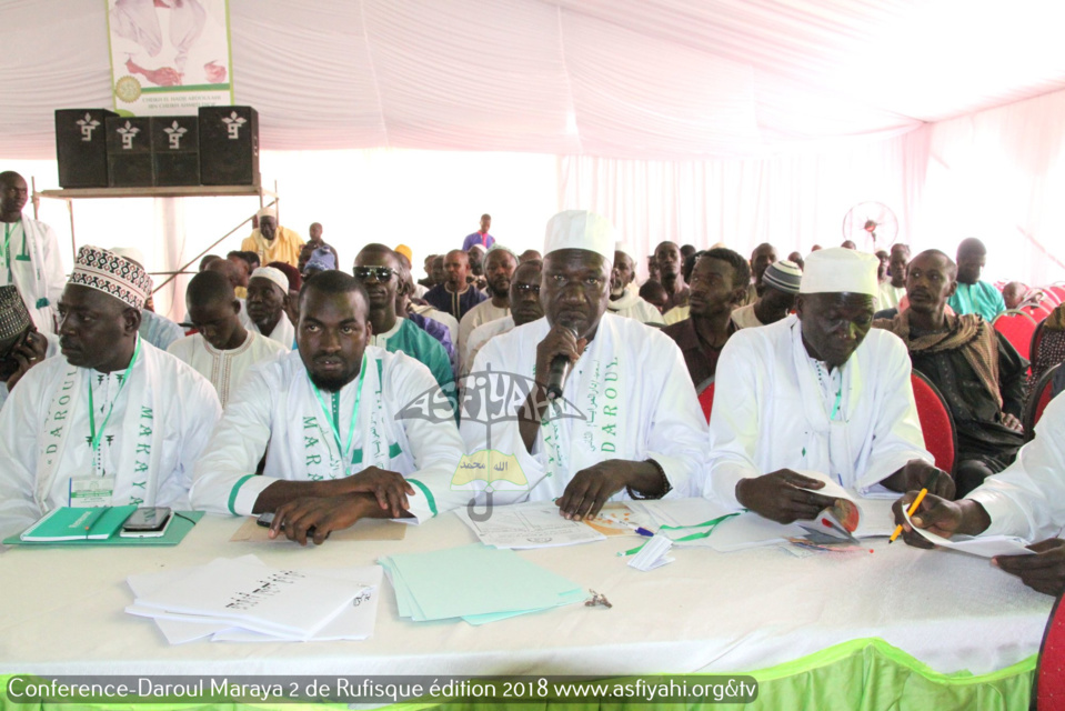 PHOTOS - RUFISQUE - Les images de la Conférence 2018 de l'institut Coranique Daaroul Maraya 2018, sous l'égide du Khalif Cheikh Mouhamadoul Lamine Diop