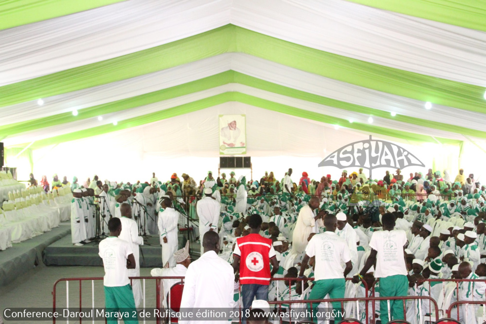 PHOTOS - RUFISQUE - Les images de la Conférence 2018 de l'institut Coranique Daaroul Maraya 2018, sous l'égide du Khalif Cheikh Mouhamadoul Lamine Diop
