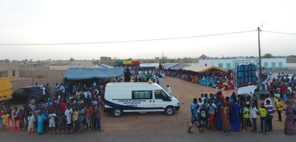 PHOTOS - RSE : Djamil SY, fils de Serigne Mansour Sy Borom Daara Ji, offre un centre de Santé « Clé en Main » à la Commune de Ngoudiane