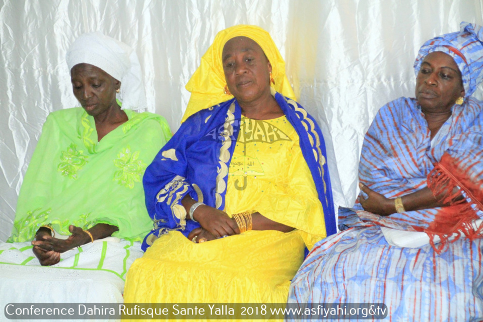 PHOTOS - RUFISQUE -  LES images de la Conférence du Dahira Wahtassimouna (..) Samedi 24 Mars 2018 à Rufisque Sante Yalla