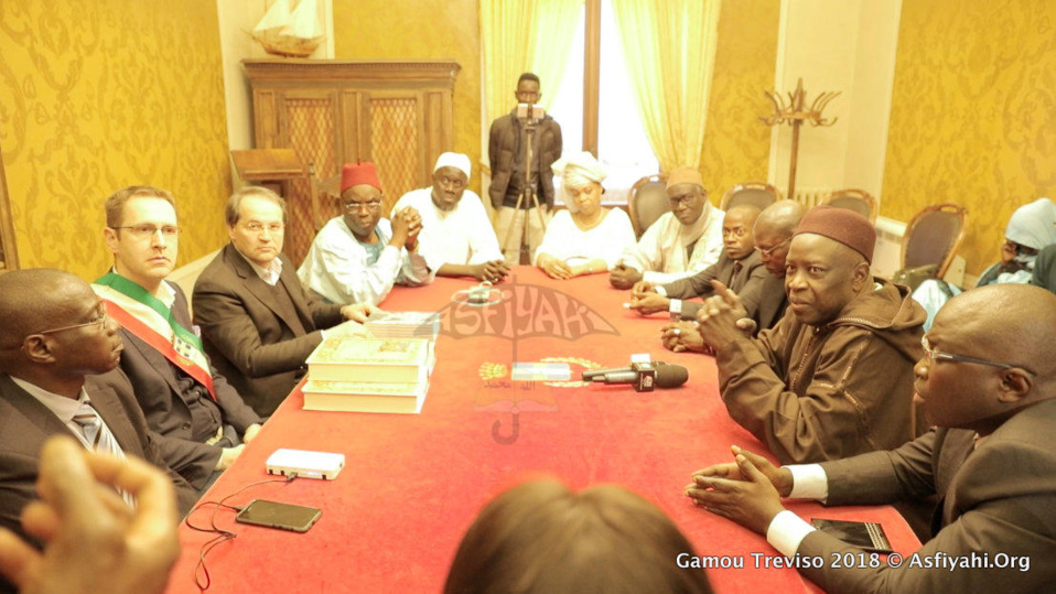 PHOTOS - GAMOU TREVISO 2018 - Les délégations officielles rencontrent le maire de la ville de Conegliano