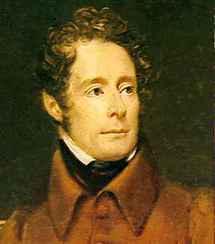 Alphonse Marie Louis de Prat de Lamartine 1790-1869.
