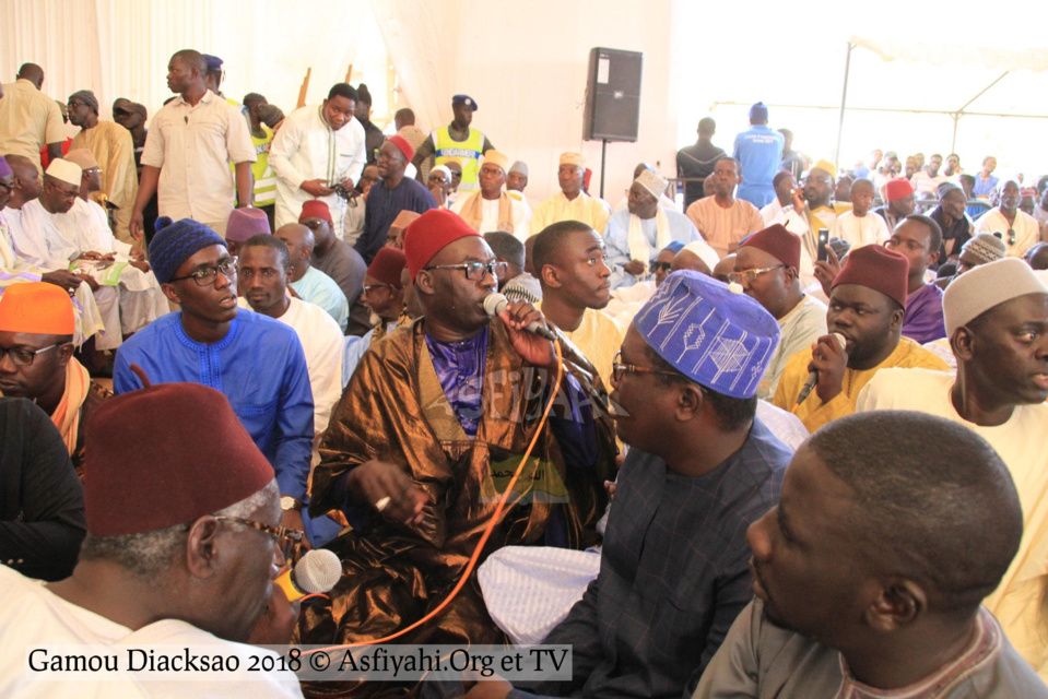 PHOTOS - GAMOU DIACKSAO 2018 - Les Images de la Cérémonie officielle, présidée par Serigne Mbaye Sy Mansour, Khalif General des Tidianes, ce Samedi 21 Avril 2018  