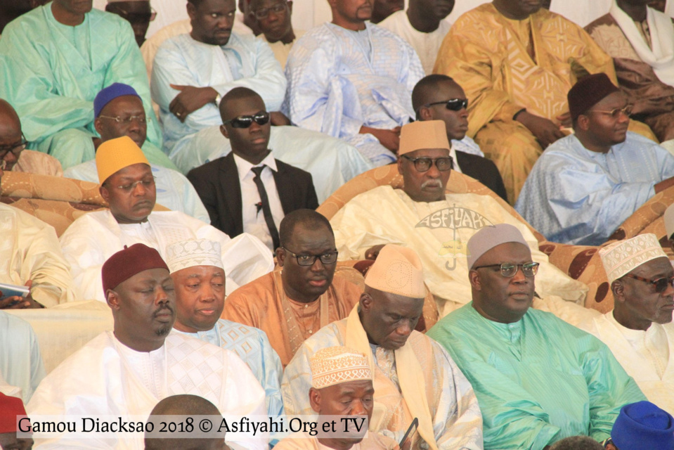 PHOTOS - GAMOU DIACKSAO 2018 - Les Images de la Cérémonie officielle, présidée par Serigne Mbaye Sy Mansour, Khalif General des Tidianes, ce Samedi 21 Avril 2018  