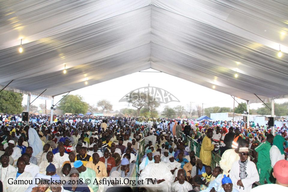 PHOTOS - GAMOU DIACKSAO 2018 - Les Images de la Cérémonie officielle, présidée par Serigne Mbaye Sy Mansour, Khalif General des Tidianes, ce Samedi 21 Avril 2018  